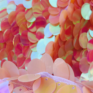 <span class=keywords><strong>2025</strong></span> Mới Nhất Đám Cưới Quần Áo Rèm Trang Trí Nội Thất 18Mm Lớn Đầy Màu Sắc Nhiều Màu Đảo Ngược Màu San Hô Lớn Sequin Vải - Product Image 3