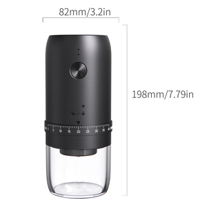 Household Use USB-Powered Ceramic Burr Grinder Complementing Any Coffee Maker or Capsule Machine - Product Image 1