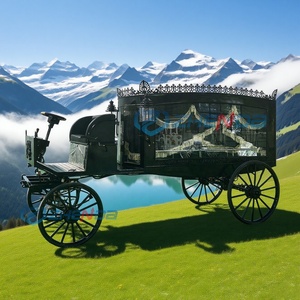Black Electric Classical Funeral Hearse for Sale Custom Made Funeral Hearse High Quality Special Transportation - Product Image 5