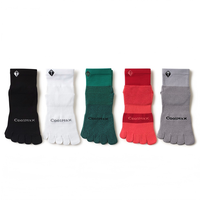 Chaussettes de course à cinq doigts sans couture, chaussettes athlétiques respirantes à séchage rapide pour hommes et femmes, entraînement marathon, personnalisables OEM