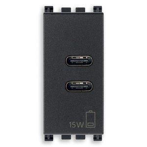 <b>Usb</b> <b>C</b>+<b>C</b> 15W 3A 5V Power <b>Adapter</b> For Charging Devices - Product Image 1