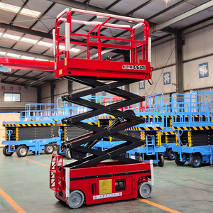 Nieuwe fabrieksdirecte levering Shandong 8m bouw schaarlift zelfrijdende hydraulische elektrische mobiele retail hotels 500kg - Product Image 1