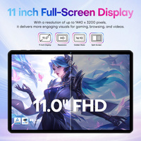 Tablet PC Edukasi Custom Price Pad 9 Pro 16GB+1TB Resolusi Tinggi MTK Layar Ultra HD 11 Inci Android 15 Tidak Terkunci