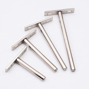 Support d'étagère en acier invisible pour armoire et cuisine GQK marque modèle GX09021 connexion planche de bois - Product Image 5