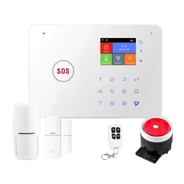 TUYA Smart WIFI GSM Security Home Alarm System Wireless Anti -Thief Burglar Alarm Work with Alexa Echo google Home IFTTT