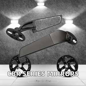 Fit <span class=keywords><strong>CBR650R</strong></span> <span class=keywords><strong>F</strong></span> CBR1000RR CBR600RR CBR 250R 300R 400RR 500R moto nouveau rétroviseur rotatif vent rétroviseur - Product Image 3