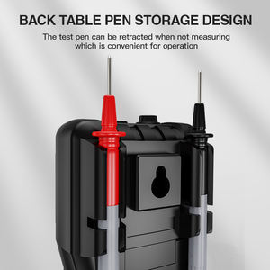 Multimètre testeur DC ampèremètre et voltmètre avec <span class=keywords><strong>diode</strong></span> de résistance de courant 1999 points multimètre de tension certifié ETL - Product Image 4