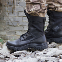 Bottes tactiques d'extérieur légères et respirantes pour la formation en patrouille de sécurité, design unisexe