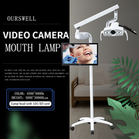 Lampe d'opération dentaire Led avec caméra pour traitement oral vidéo Lampe de caméra orale pour fauteuil dentaire