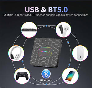 Reproductor de red 4K de alta definición, decodificador de TV personalizable, Android 14, proyector de pantalla inalámbrico, caja de TV, procesador de cuatro núcleos - Product Image 6