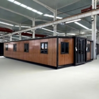 Maison conteneur pliable et extensible de type Granny Flat australien, construction rapide, maison mobile préfabriquée, villa de luxe préfabriquée