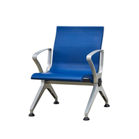 Chaises d'attente pour hôpital et aéroport, 12, 3, 4, 5 places, en cuir PU, poutre en aluminium durable, design moderne pour utilisation en centre commercial