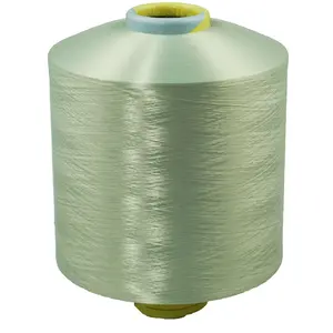 Yüksek mukavemetli elastik naylon Polyester iplik örgü için spor gömlek için su geçirmez ve istikrarlı kalite boyalı Filament