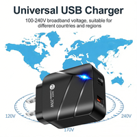 Pengisi Daya Dinding Multiport USB-C PD 20W QC3.0 Pengisian Cepat dengan Output 5V3A 18W OEM Adaptor Ponsel China