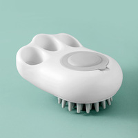 Nouvelle Conception Distributeur de Shampooing pour Animaux Brosse de Toilettage Outil de Massage pour Chats et Chiens Brosse de Douche pour Animaux