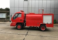 Camion-citerne à eau AOMAN, couleur personnalisée, diesel 2 tonnes, 4x2, Euro 3, pour la lutte contre les incendies et l'élimination de la poussière, réservoir en acier au carbone/acier inoxydable >16m