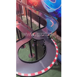 Piste de jeu de balle mécanique personnalisée de grande taille, marque HUAXI, en métal, écologique, pour usage intérieur, jeu de balle rapide et furieux, labyrinthe, rallye, combat - Product Image 5