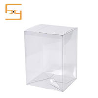 Boîte de protection transparente en PET/PVC de qualité supérieure, épaisseur 0,50 mm, matériaux recyclés, gaufrage, logo personnalisé, boîte de présentation jetable pour jouets