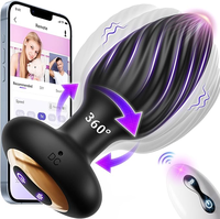 Télécommande APP, 9 modes de vibration, plug anal creux en silicone, plug anal long XXL pour hommes, masseur de prostate