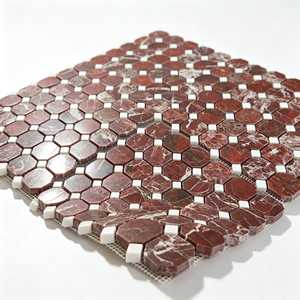 Mosaico de Mármol Rosa Levanto, Venta Directa de Fábrica, Mosaico de Mármol para Paredes y Pisos de Hoteles y Villas - Product Image 3