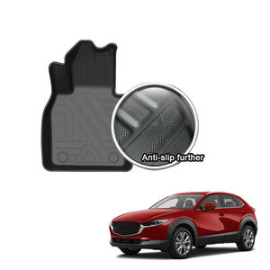 Muchkey – coussinet de pied entièrement entouré <span class=keywords><strong>pour</strong></span> <span class=keywords><strong>Mazda</strong></span> <span class=keywords><strong>CX</strong></span> <span class=keywords><strong>30</strong></span> 2020, tapis de sol antidérapant étanche TPE, <span class=keywords><strong>accessoires</strong></span> de voiture - Product Image 5