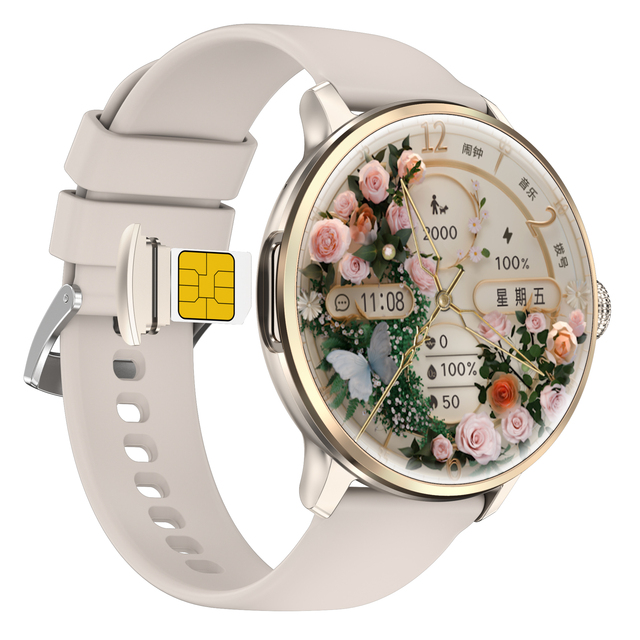 Fashion 2026 Smart Watch Android Global Net Ultra-thin HD AMOLED Screen 4G/5G SIM Card Health Sport Fast Charging Answer Call