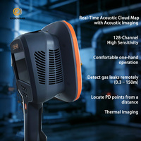 Imagenador Multidimensional Acústico/Infrarrojo de Alta Precisión |   Dispositivo de Monitoreo de Fallas y Detección de Fugas de Gas Industrial IP65 1 Año