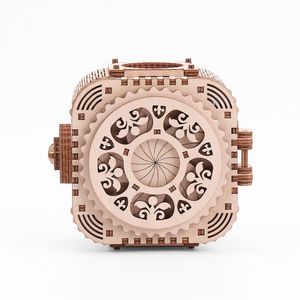 Rompecabezas 3D de madera para niños, modelo arquitectónico de circo de madera para niños, decoración creativa de madera hecha a mano, rompecabezas DIY - Product Image 5