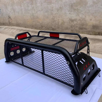 Barre de protection sportive VEWU OVERLAND pour pick-up avec panier de chargement court en maille, ajustement spécifique au modèle de véhicule, installation par perçage TC15