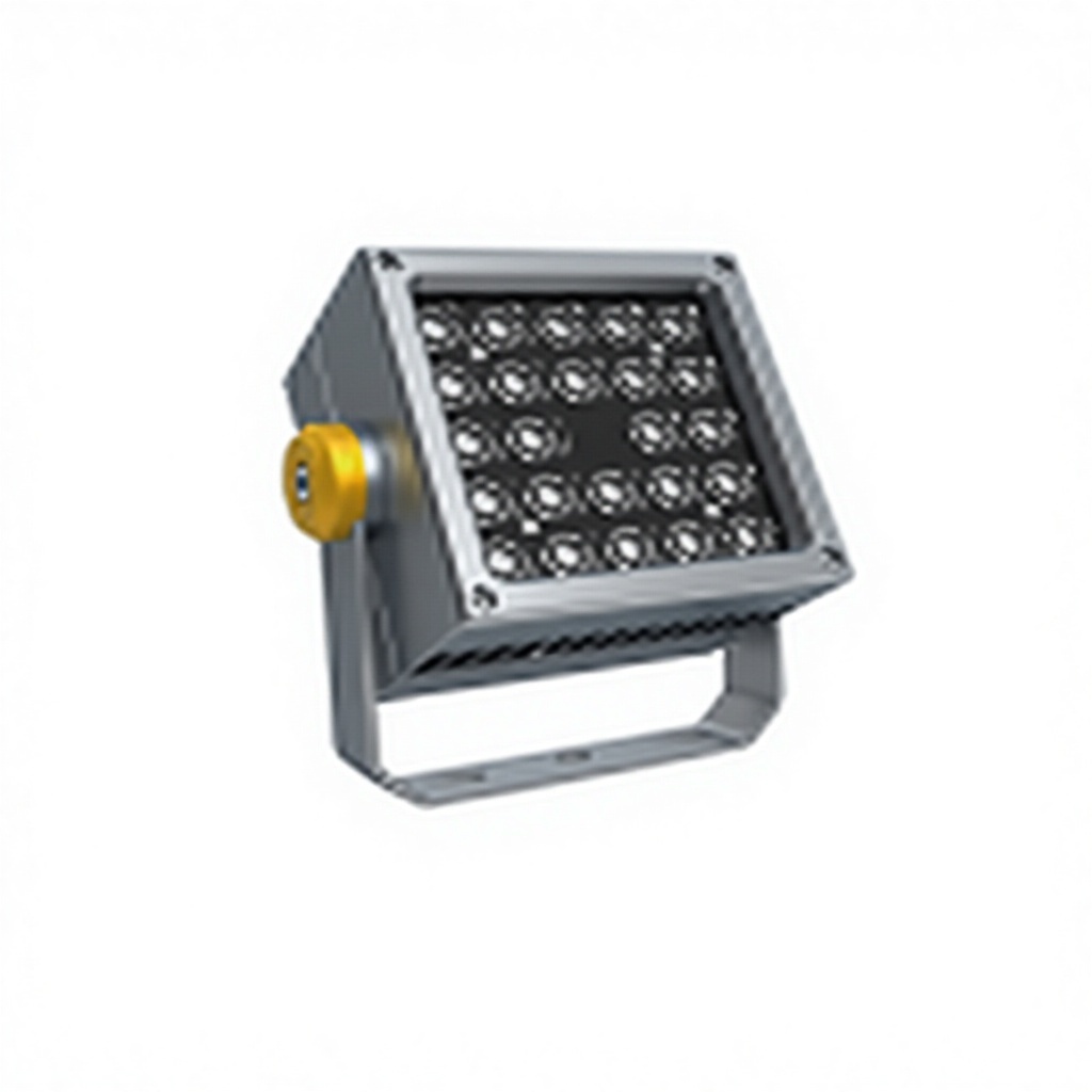 Outdoor IP65 48W LED Floodlight High Bright Warehouse Landscape Decoration 50000 Hours Light Grey Lamp 85