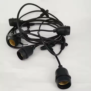 Ngoài trời không thấm nước LED chủ với Extention Cáp <span class=keywords><strong>E27</strong></span> đèn ổ cắm & PVC cao su phẳng Cáp 2A chức năng bện che chắn - Product Image 6