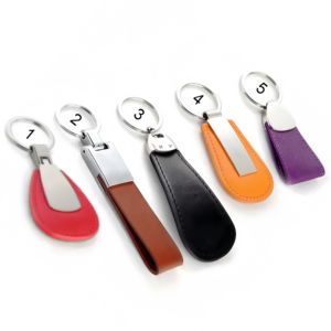 سلسلة مفاتيح مخصصة من الجلد الطبيعي من الجلد الصناعي سلسلة مفاتيح جلدية مخصصة - Product Image 5