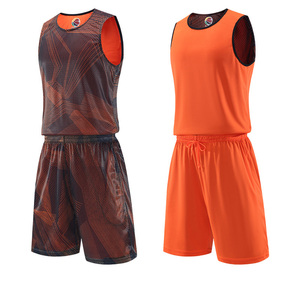 Double-sided basketball jersey printing, basketball game, campus training, quick-drying, breathable vest. - Product Image 1