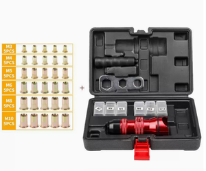 Pistolet à écrous électrique de qualité industrielle <span class=keywords><strong>LISCA</strong></span> L-HT2317 pour M3-M10 avec têtes de conversion en aluminium - Product Image 2