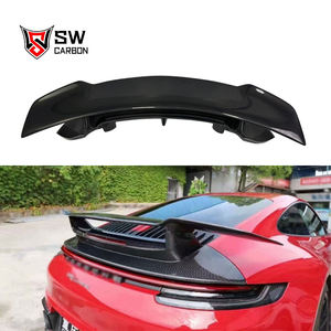 Aileron arrière en fibre de carbone style SD pour Porsche 911 992 <span class=keywords><strong>2020</strong></span>- Aileron de coffre arrière Kit carrosserie Pièces et accessoires extérieurs de voiture - Product Image 1