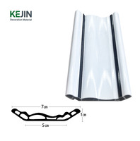 Garniture de plafond en PVC Garniture d'angle intérieur Accessoires en plastique Matériaux de construction Plinthe