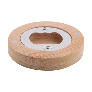 Apribottiglie in bambù sostenibile, gadget ecologici - Product Image 1