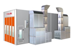 CE aprobado de gran tamaño del cuerpo del autobús de reparación de cabina de pintura con sistema de secado - Product Image 3
