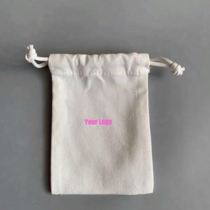 Petite pochette en coton anti-poussière avec cordon de serrage double, pochette recyclable pour artisanat, autocollants, cadeaux, bougies et cadres photo - Product Image 4