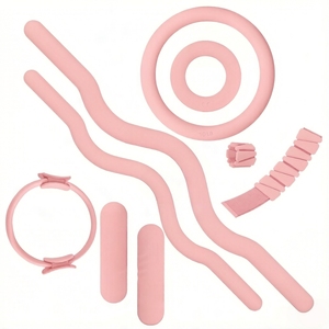 <span class=keywords><strong>Kit</strong></span> de Démarrage Yoga Personnalisable avec LOGO : Anneau de Yoga, Barre de Musculation, Haltère en Silicone pour Fitness et Accessoires de Pilates - Product Image 1
