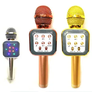 G-mark — microphones sans fil Portable WS1818 BT, appareil avec lumières colorées OEM, logo personnalisé, haut-parleur pour cadeau, vente en gros, usine