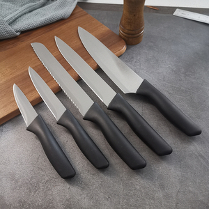 Cổ Điển Cơ Bản Nhà Bếp Dao Đặt 5Pcs ABS Xử Lý Với Thép Không Gỉ Đầu 8-Inch Lưỡi Chất Lượng Tốt Cơ Bản Nhà Bếp Dao Đặt - Product Image 3