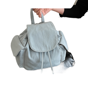 2025 Summer New Style Stylish Individual Women's Trendy Fashionable Niche Design Casual Simple Promotional Drawstring Sportpacks