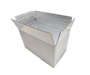 Vers Koud Bewegend Kartonnen Karton Thermisch Geïsoleerde Verzending Verpakkingsdozen Gerecycleerde Materialen Biologisch Afbreekbaar Voedsel Veilig Bevroren - Product Image 6