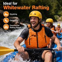 Gilet de sauvetage professionnel pour rafting en eaux vives 120-150N avec mousse NBR et sangles réglables pour kayak, canyoning et sauvetage