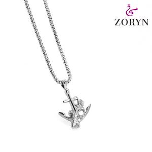 Colgante de Ancla de Acero Inoxidable con Diseño de Sirena, Estilo Náutico, Marinero, Gótico, Punk, Vintage, Bohemio, Joyería de Moda de Acero de Titanio para Hombres y Mujeres - Product Image 3