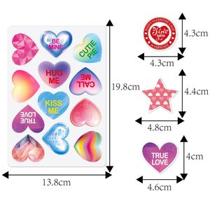 <span class=keywords><strong>Pegatinas</strong></span> <span class=keywords><strong>de</strong></span> Sellado para Regalos <span class=keywords><strong>de</strong></span> San Valentín, Calcomanías en Forma <span class=keywords><strong>de</strong></span> Corazón para Cartas <span class=keywords><strong>de</strong></span> Amor, Sobres y Decoraciones Románticas para Fiestas - Product Image 5