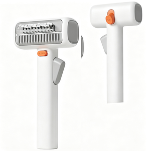 Brosse démêlante autonettoyante pour animaux de compagnie, chien et chat, en ABS, anti-poils, outil de toilettage - Product Image 1