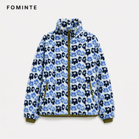 Maßgefertigte Blaue Bedruckte Nr.7 Fußball-Fan Fleecejacke Winter Warme Fußball-Supporter-Jacke Großhandel Sport-Teamkleidung