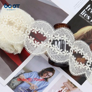 Hoa mận lưỡi sóng, ren không đàn hồi, thêu ren, phụ kiện quần áo gia đình, ruy băng - Product Image 5